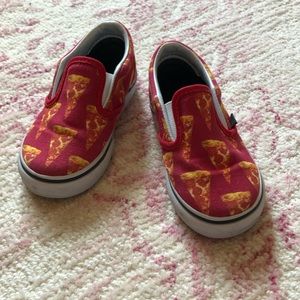 Vans Slip On’s Pizza Print